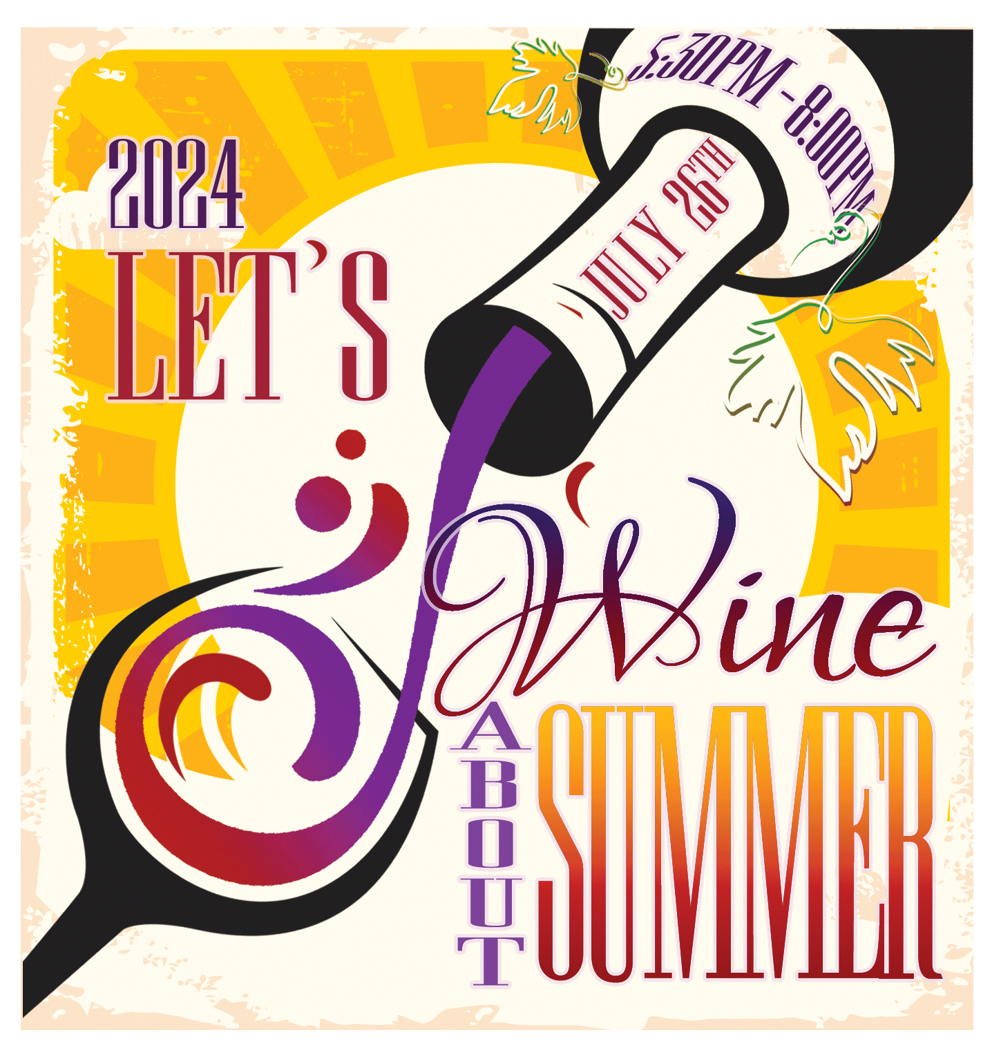 Is it just a little too hot outside? We have the perfect way to cool off this summer! Join us for our Let's Wine About Summer event in Downtown Sapulpa - July 26, 2024!