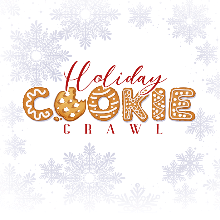 Join us for the 2023 Holiday Cookie Crawl! Visit participating merchants to shop holiday specials and collect cookies along the way!